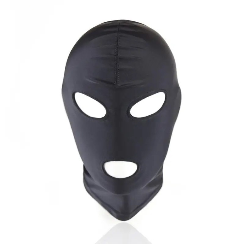 Fetish Mask Black Open Mouth And Eyes Hood Showing Mouth And Eyes. Артикул: IXI62990