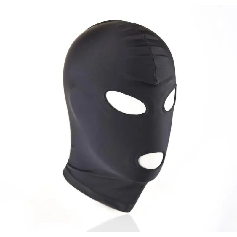 Fetish Mask Black Open Mouth And Eyes Hood Showing Mouth And Eyes. Артикул: IXI62990