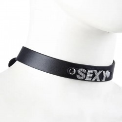 Leather Collar-SEXEY   