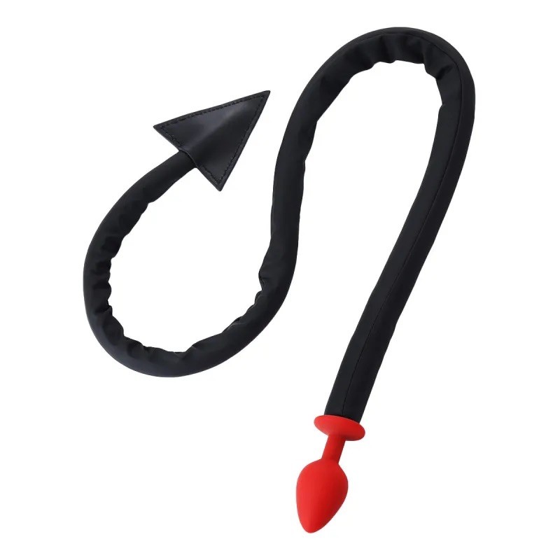 Анальная пробка с хвостом Leather Tail with Silicone Plug 42.5. Артикул: IXI62998