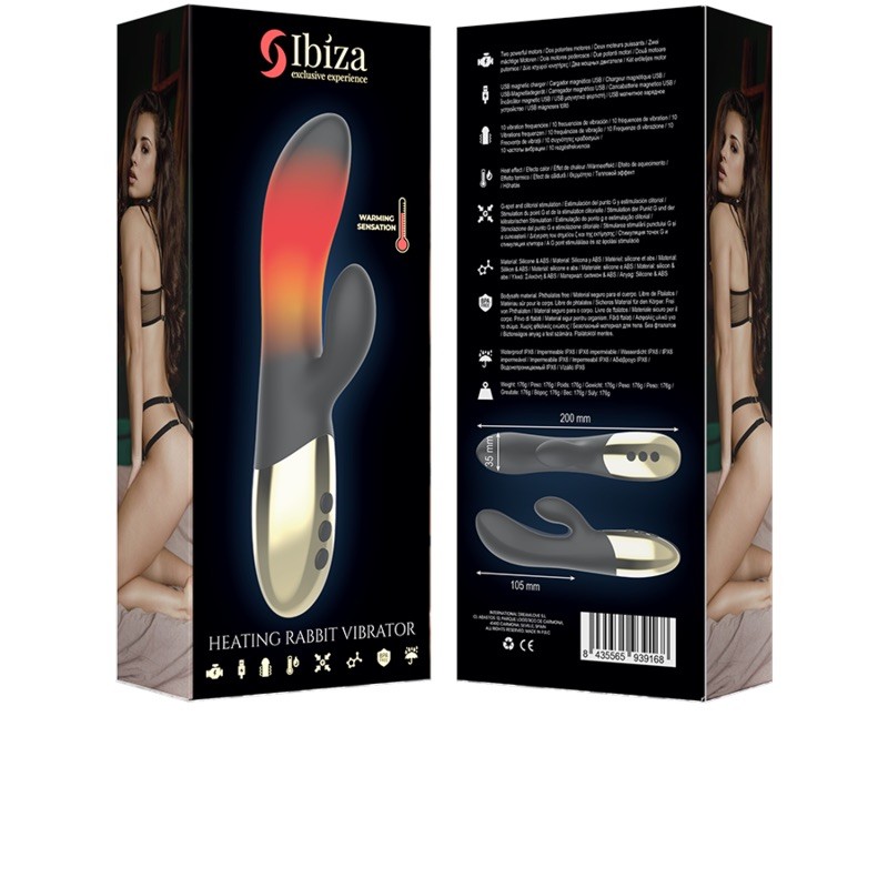 Вибратор нагревающийся для женщин Ibiza Heating Rabbit Vibrator. Артикул: IXI63025