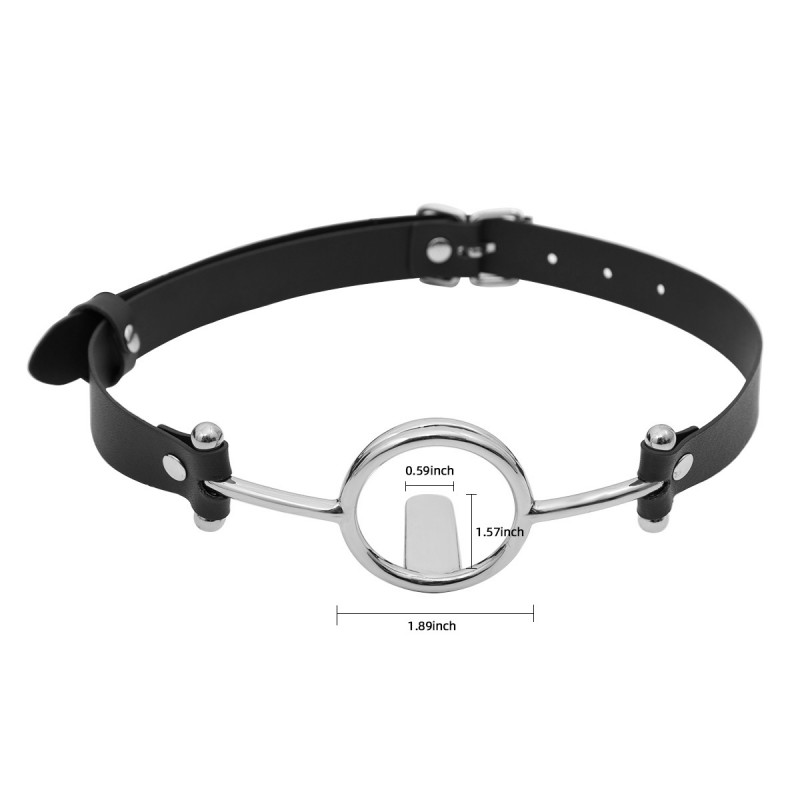 PU Belt Metal Ring Tongue Pressing Mouth Gag B. Артикул: IXI63031