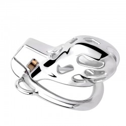 Stainless Steel Cobra Chastity Cage ZC227   