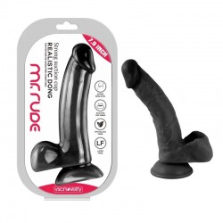 Realistic Dong Black Mr. Suction Cup Dildo Rude 7.9