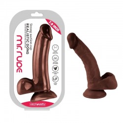 Realistic Dong Brown Mr. Suction Cup Dildo Rude 7.9