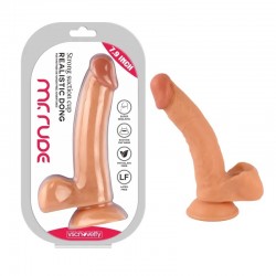 Realistic Dong Flesh Mr. Suction Cup Dildo Rude 7.9