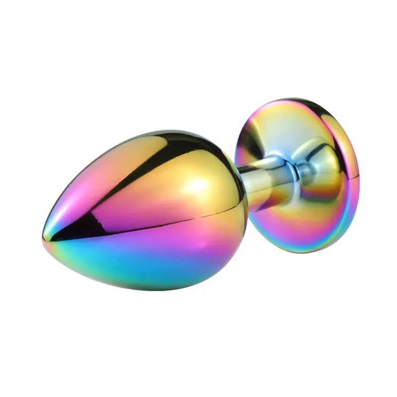 Анальная пробка Jewelled Secret Butt Plug Rainbow Large. Артикул: IXI63041