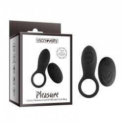 Cock ring with vibration Pleasure Luxury Remote Control Silicone Cock Ring
