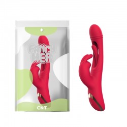 Fantastic vibrator for women Greedy Triple Stimulating Massager Red