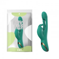 Fantastic vibrator for women Greedy Triple Stimulating Massager Green