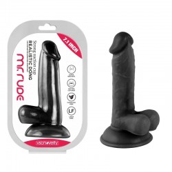 Realistic Dong Black Mr. Suction Cup Dildo Rude 7.1