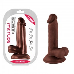 Realistic Dong Brown Mr. Suction Cup Dildo Rude 7.1