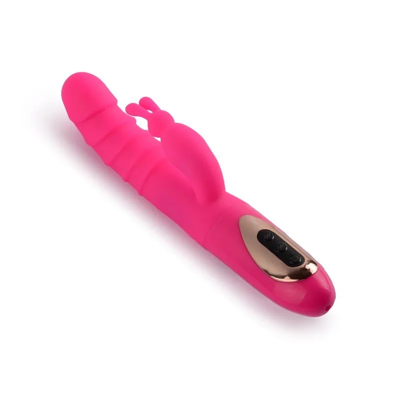 Вибратор розовый Pleasure Luxury Rabbit Vibrator Rebecca. Артикул: IXI63093