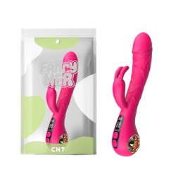 Vibrator with LCD display Gina Bunny Vibe Rose