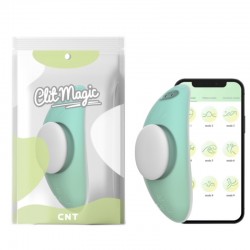 Overhead vibration stimulator Sweet Bomb Panty Vibe App Version Cyan