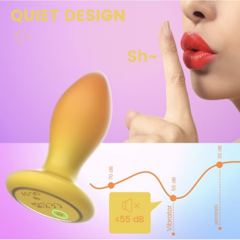 Butt plug Sweet Bomb Lemonade Plug Yellow. Артикул: IXI63123