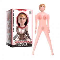 Lovey-dovey Inflatable Sex Doll - Silicone breasts