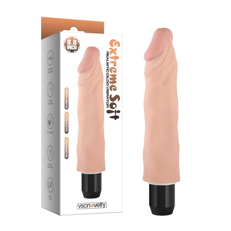 Вибратор Extreme Soft Realistic Dildo Vibrator 8.8. Артикул: IXI63153