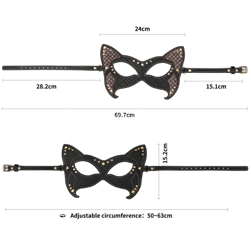 Маска на лицо с ушками Rebellion Reign Cat Mask. Артикул: IXI63165