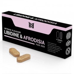 BLACKBULL BY SPARTAN - LIBIDINE & AFRODISIA INTENSE PLEASURE FOR HER 4 TABLETS   