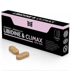 BLACKBULL BY SPARTAN - LIBIDINE & CLIMAX INCREASE L BIDO FOR WOMEN 4 CAPSULES