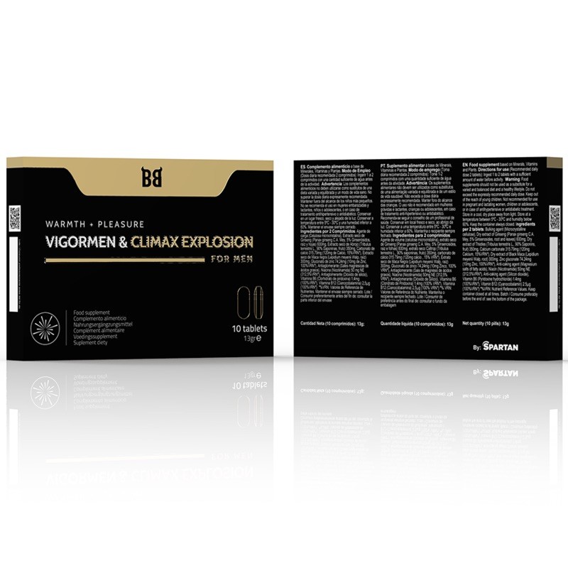 Препарат для эрекции Blackbull Vigormen Climax Explosion Greater Pleasure, 10 капсул. Артикул: IXI63184