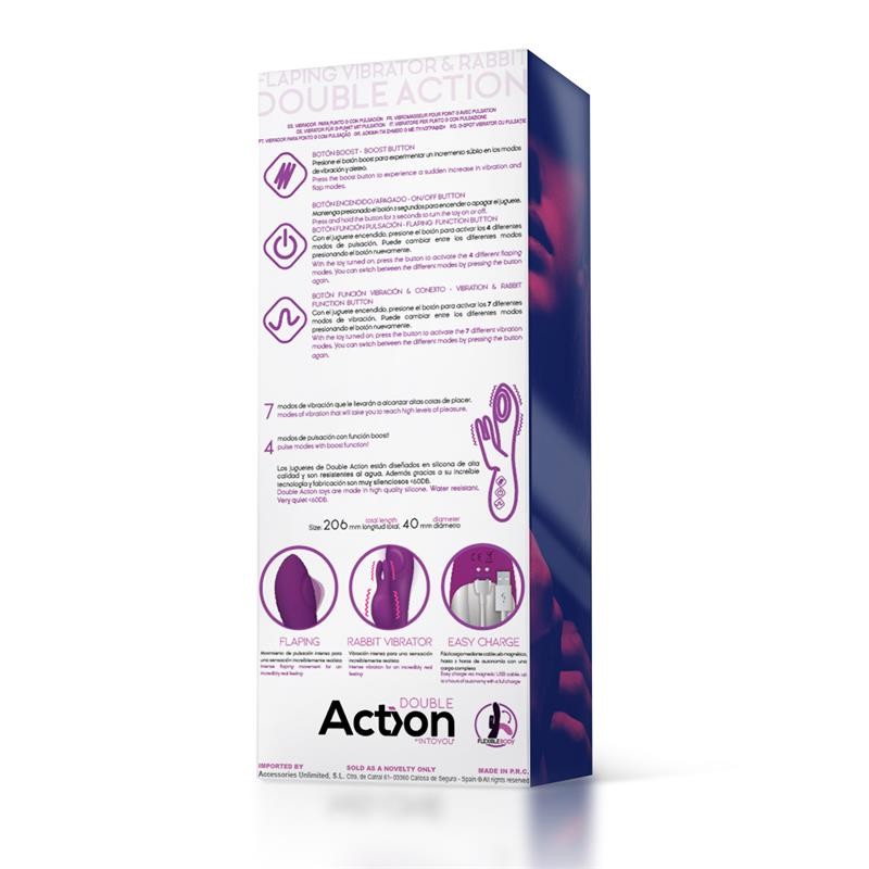Вибратор для женщин Action No Eleven G-Spot Flap Rabbit Vibrator. Артикул: IXI63193