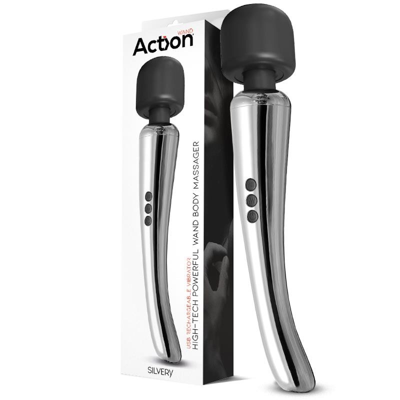 Вибростимулятор Action Silvery High-Tech Wand Body Massager. Артикул: IXI63196