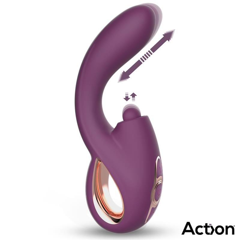 Вибратор с подогревом Action Vinca Triple Function Clit Hitting Ball. Артикул: IXI63204