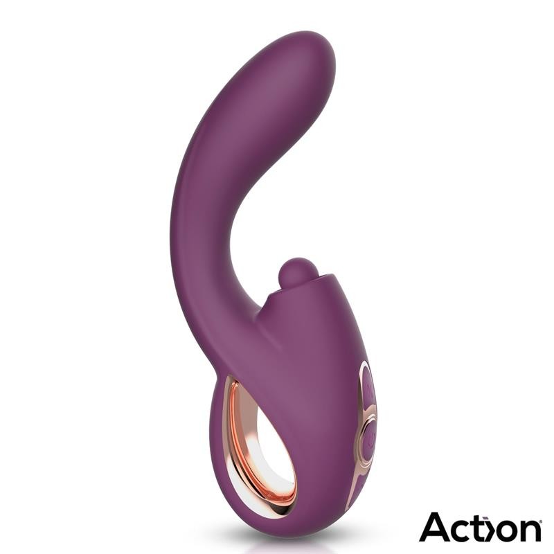 Вибратор с подогревом Action Vinca Triple Function Clit Hitting Ball. Артикул: IXI63204