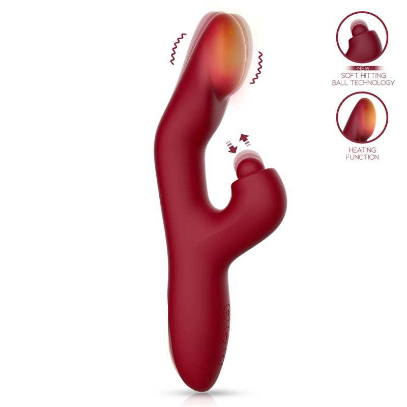 Вибратор с подогревом Action Velter Triple Function Clit Hitting. Артикул: IXI63206
