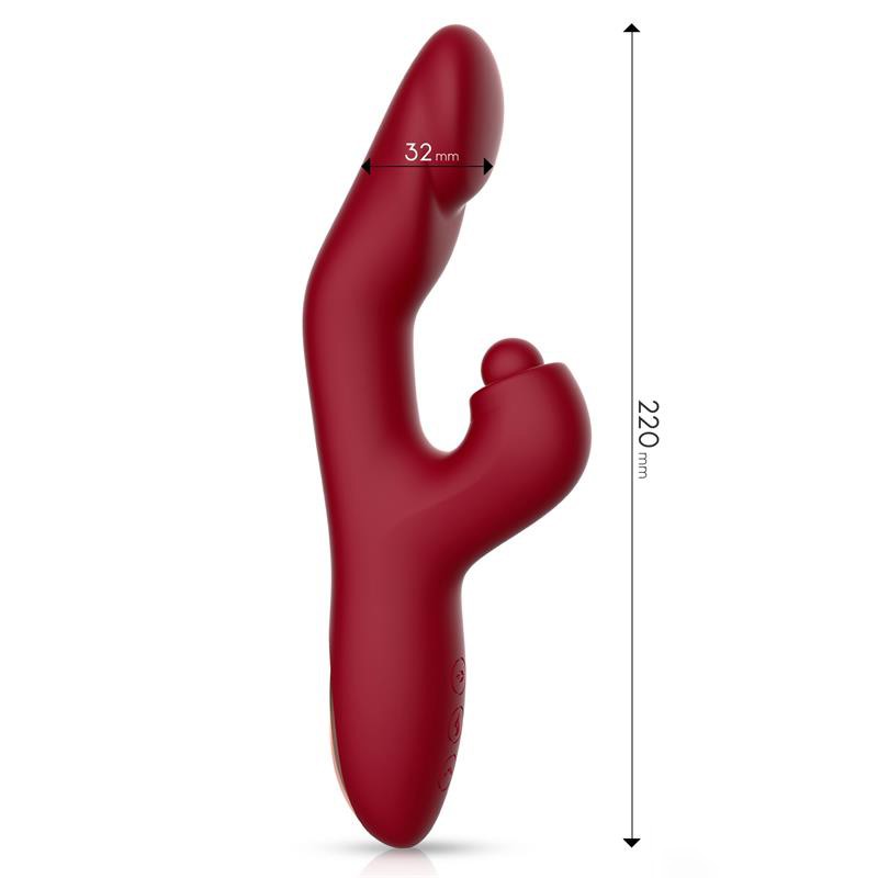 Вибратор с подогревом Action Velter Triple Function Clit Hitting. Артикул: IXI63206