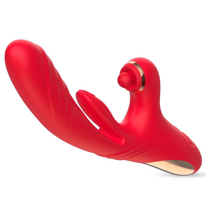 Вибратор тройной стимуляции Action Limbe Vibe Flip Flap Tongue. Артикул: IXI63207