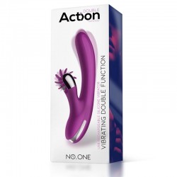 Vibrator with clitoral stimulator Action NoOne Vibrator Rotating Wheel