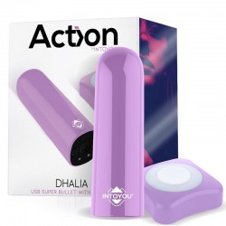  Action Dhalia Super Vibrating Bullet Purple   