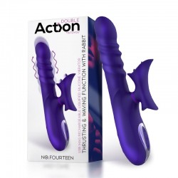 Vibrator for women Action No Fourteen Thrusting Waving Rabbit