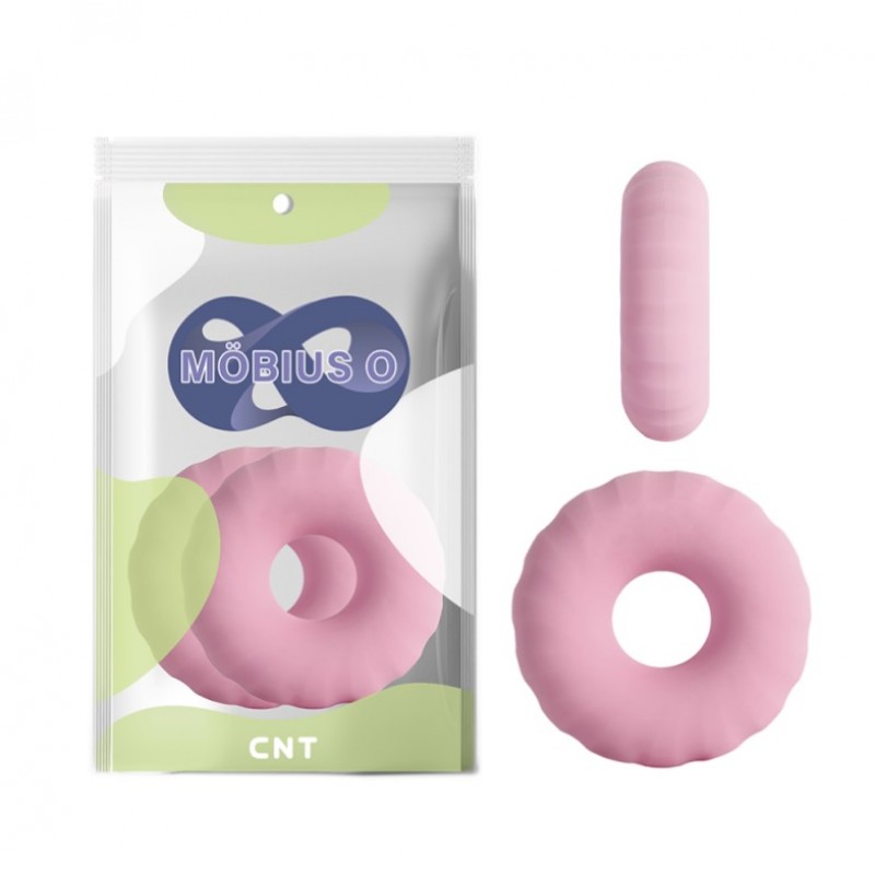 Эрекционные кольца Puff Ring Ripple Pink. Артикул: IXI63243