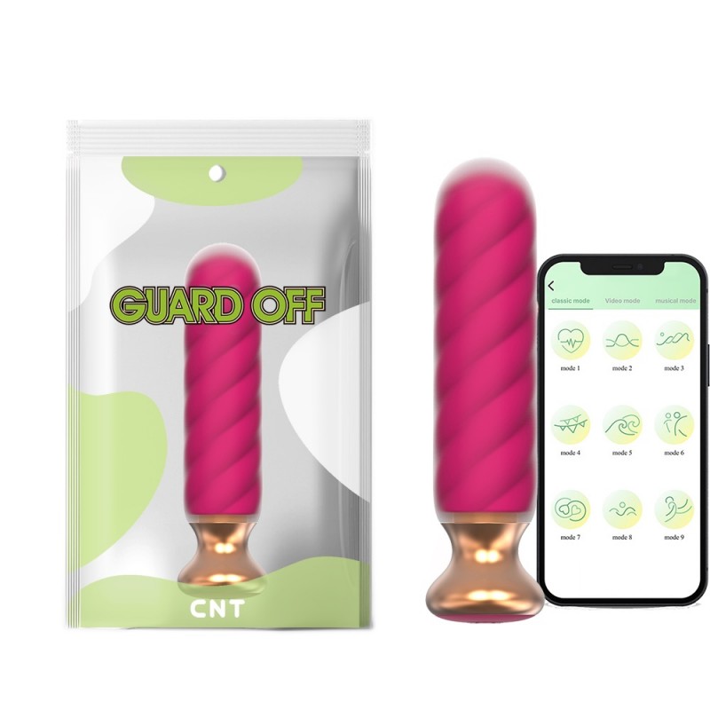 Анальная пробка Sweet Bomb Swirl Plug App Version Rose. Артикул: IXI63290