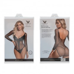 Bedtime Long Sleeved Stockings-Black