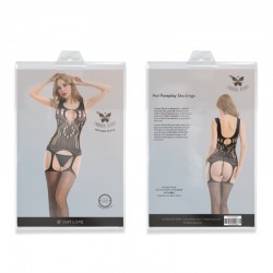 Hot Girl Garter Stockings-Black