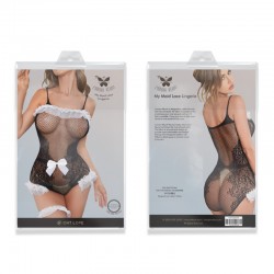   My Maid Lace Lingerie Black