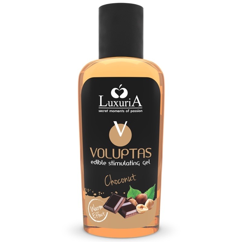 Массажный гель Luxuria Voluptas Edible Warming Effect Choconut, 100мл. Артикул: IXI63329