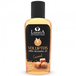 Intimateline Luxuria Voluptas Edible Massage Gel Warming Effect Caramel 100 Ml