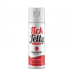 Oral lubricant Intimateline Lick Jelly Strawberry Lubricant, 50ml