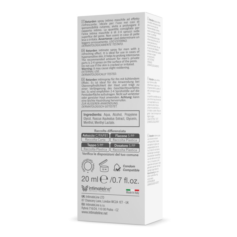 Пролонгатор для мужчин R20 Cold Effect Retardant Spray, 20мл. Артикул: IXI63355