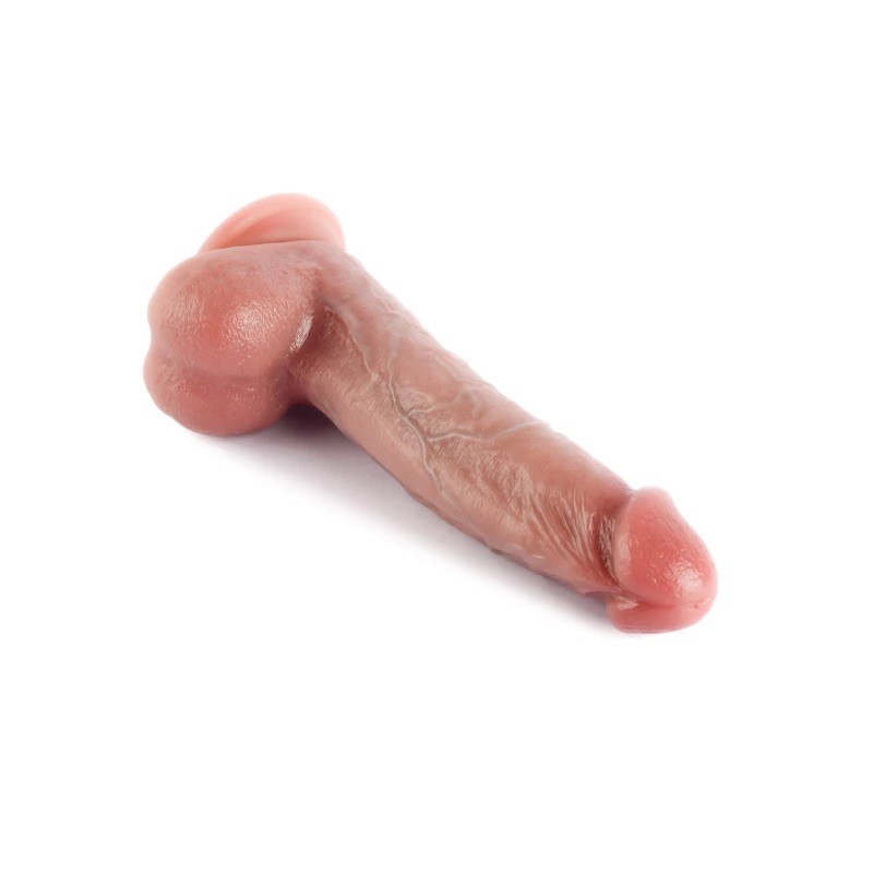 Фаллоимитатор на присоске Dual-Layered Nature-Feel Silicone Dildo 9.5. Артикул: IXI63367