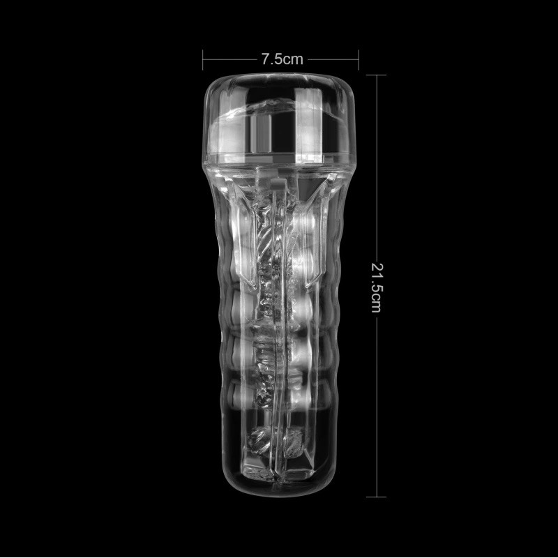 Masturbator for men Ice Girl Clear Textured Masturbation Cup. Артикул: IXI63396