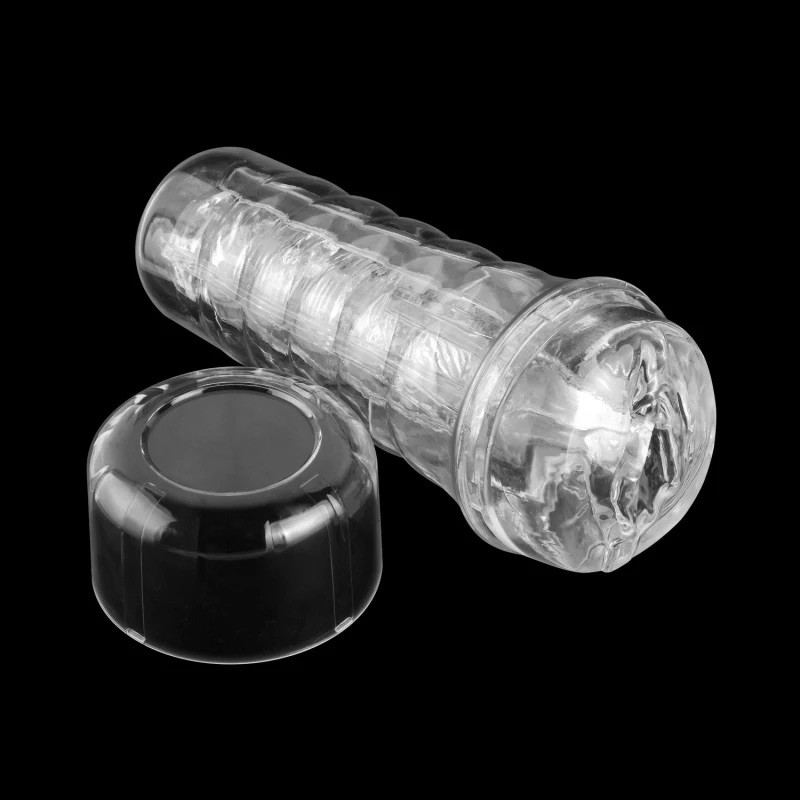 Masturbator for men Ice Girl Clear Textured Masturbation Cup. Артикул: IXI63396