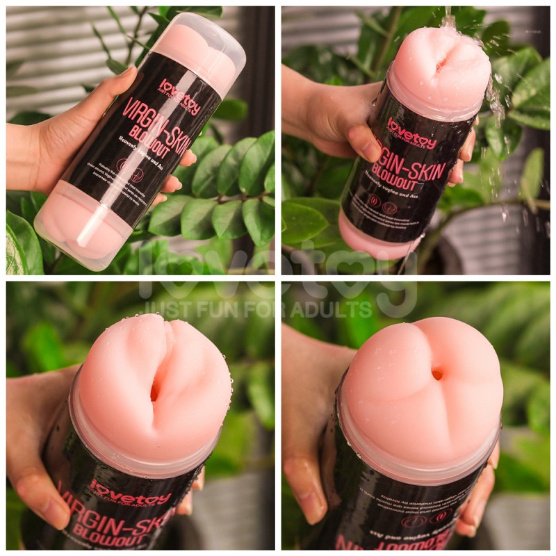Masturbator for men Virgin-skin Blowout Double Side Stroker Vagina and Ass. Артикул: IXI63406