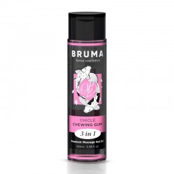 Massage oil Bruma Premium Massage Hot Oil Chewing Gum 3 In 1, 100ml
